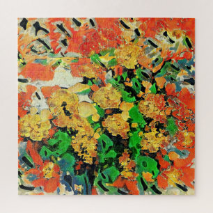 Retro Oil Painting: Van Gogh Monet Jigsaw Puzzle