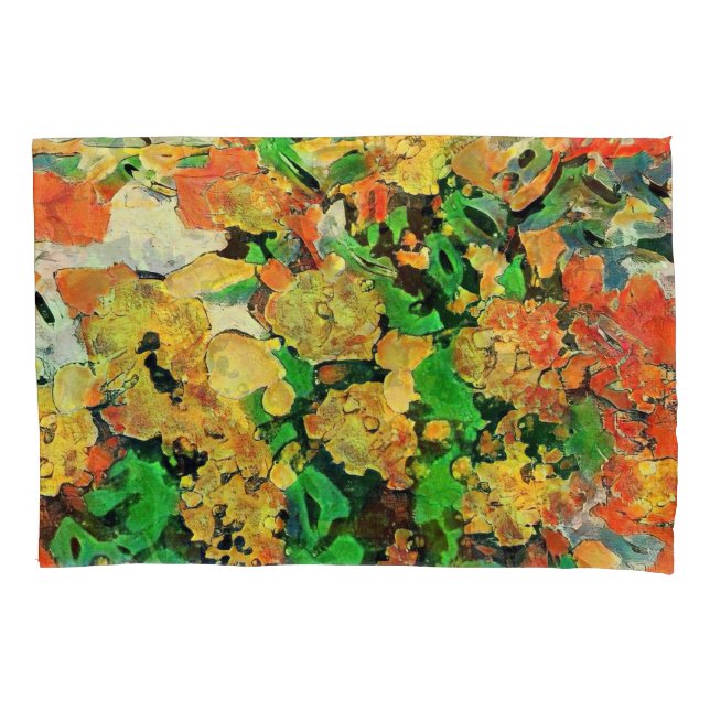 Retro Oil Painting: Van Gogh Monet Pillowcase (Front)