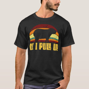 Retro Ok I Pull Up Capybara T-Shirt