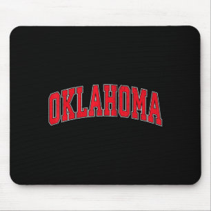 Retro Oklahoma Ok For Men Women Boys Girls Kids Mouse Pad