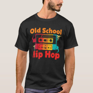 Retro Old School Graffiti Cassette Hip Hop 80S 90S T-Shirt
