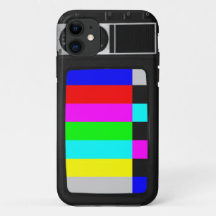 Retro Old TV with Colour Bar iPhone 5/5s Case
