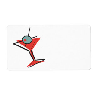 retro olive martini