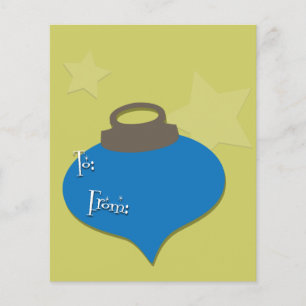 Retro Olive Ornament Christmas Flyer
