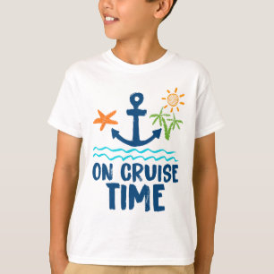 Retro On Cruise Time Summer Vacation Outfits For W T-Shirt