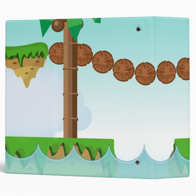 Retro or classic Platform game Binder (Back/Spine)