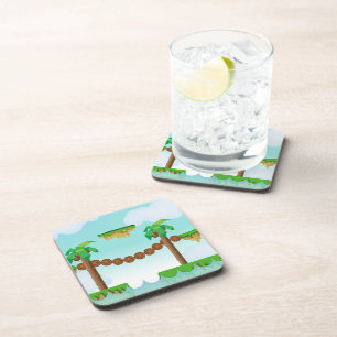 Retro or classic Platform game Coaster