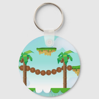 Retro or classic Platform game Keychain