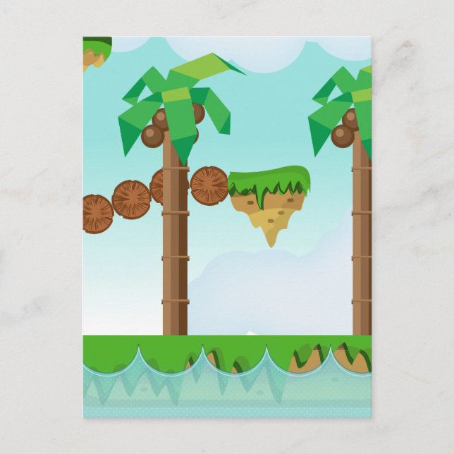 Retro or classic Platform game Postcard (Front)