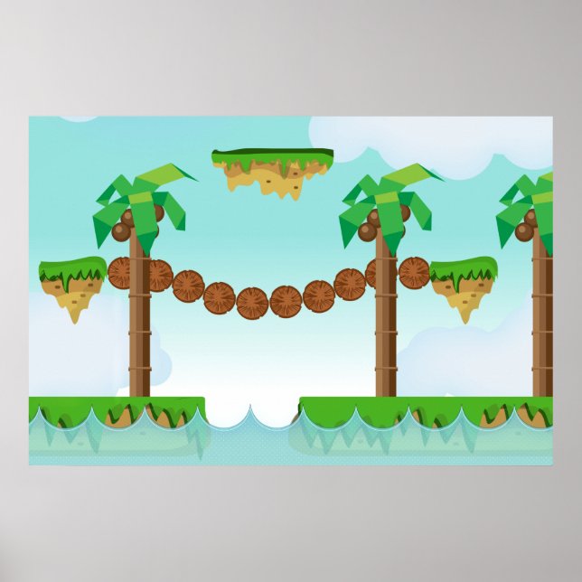 Retro or classic Platform game Poster (Front)
