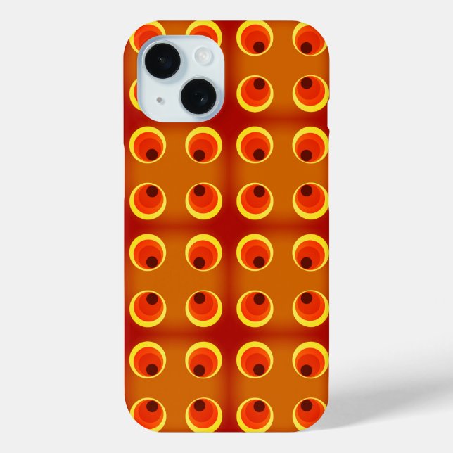 retro orange 1970 Case-Mate iPhone case (Back)