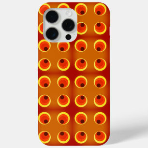 retro orange 1970 Case-Mate iPhone case