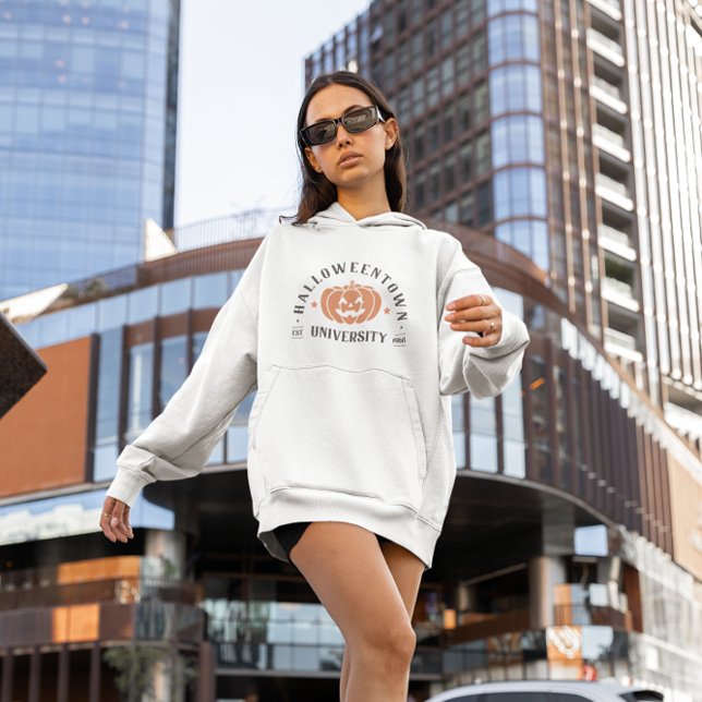 Retro Orange Halloween University  Hoodie (Creator Uploaded)