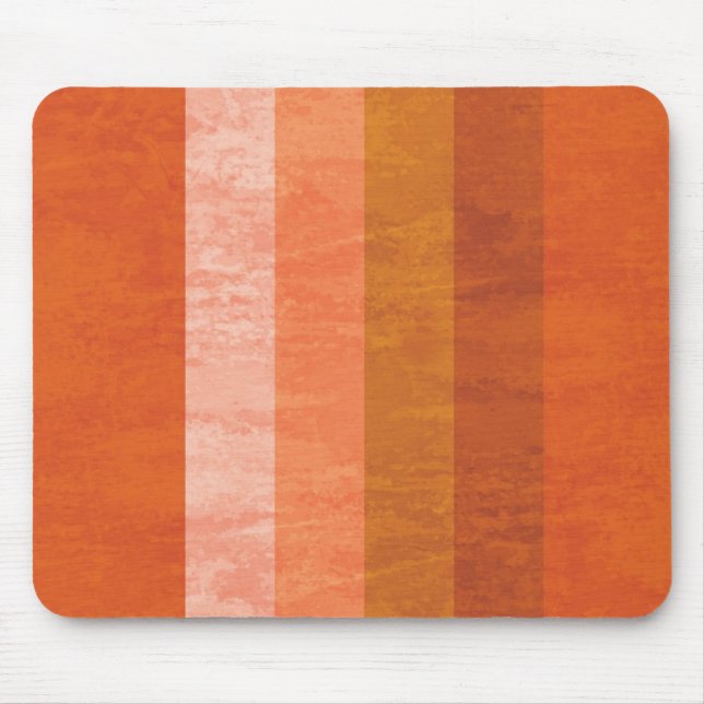 Retro Orange Mouse Pad (Front)