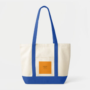 Retro Orange Texture – Summer Vibes Art Tote Bag