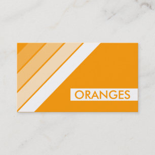 retro ORANGES Business Card