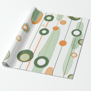 Retro Orbitals Wrapping Paper