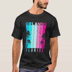 Retro Orlando Florida Beach Summer Tropical Souven T-Shirt