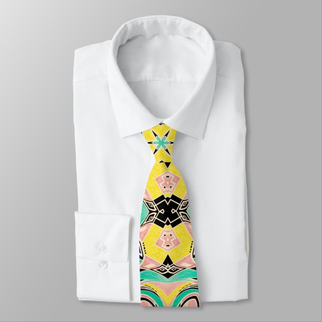 Retro ornament tie (Tied)