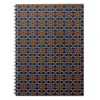 Retro Ornamental Spiral Notebook