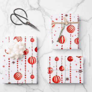 Retro Ornaments And Beads Wrapping Paper