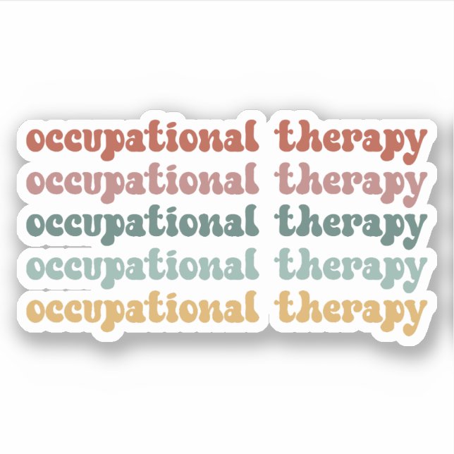 Retro OT Occupational Therapy OT School Student (Front)