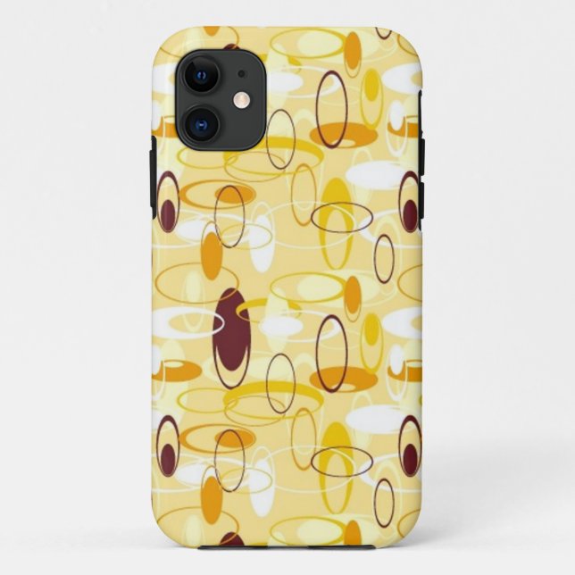 Retro Ovals 2 Case-Mate iPhone Case (Back)