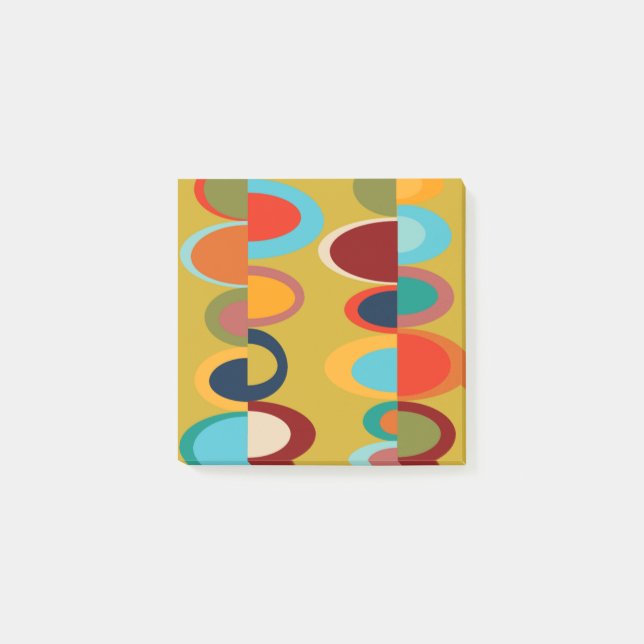 Retro Ovals Post-it Notes (Front)