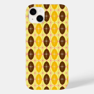 Retro Ovals & Starburst Pattern Case-Mate iPhone 14 Plus Case