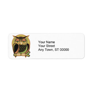 retro owl design
