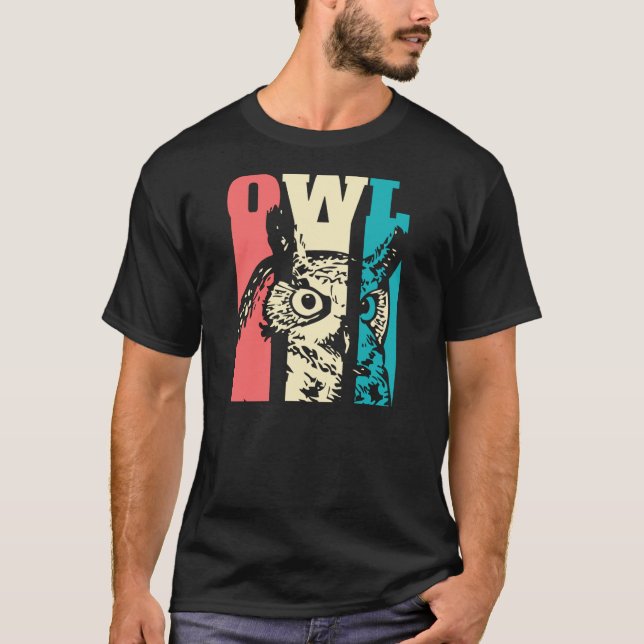 Retro Owl T-Shirt (Front)