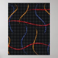 Retro Paint Splatter and Dots