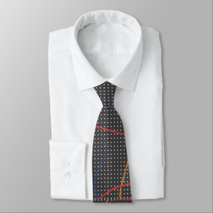 Retro Paint Splatter and Dots Tie