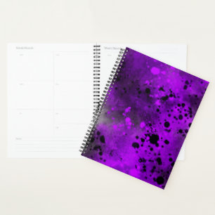Retro Paint Splatter Effect  Planner