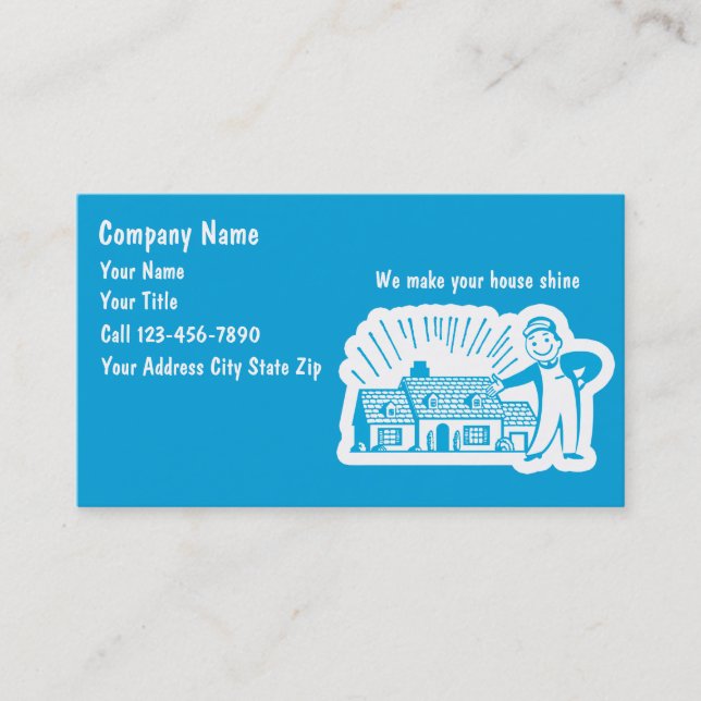 Retro Painter Business Cards (Front)