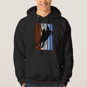 Retro Pairs Ice Dancing Figure Dancers Skating Ska Hoodie