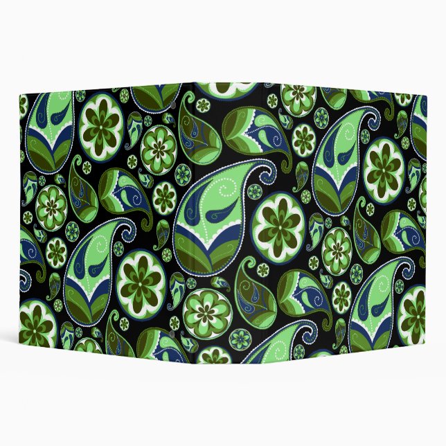 Retro Paisley Binder (Background)