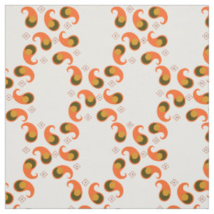 Retro Paisley Fabric