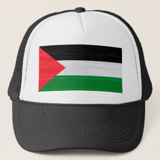 Retro Palestine Flag VHS Look Trucker Hat
