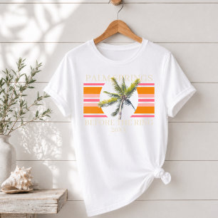 Retro Palm Springs Before the Ring Bachelorette Tri-Blend Shirt