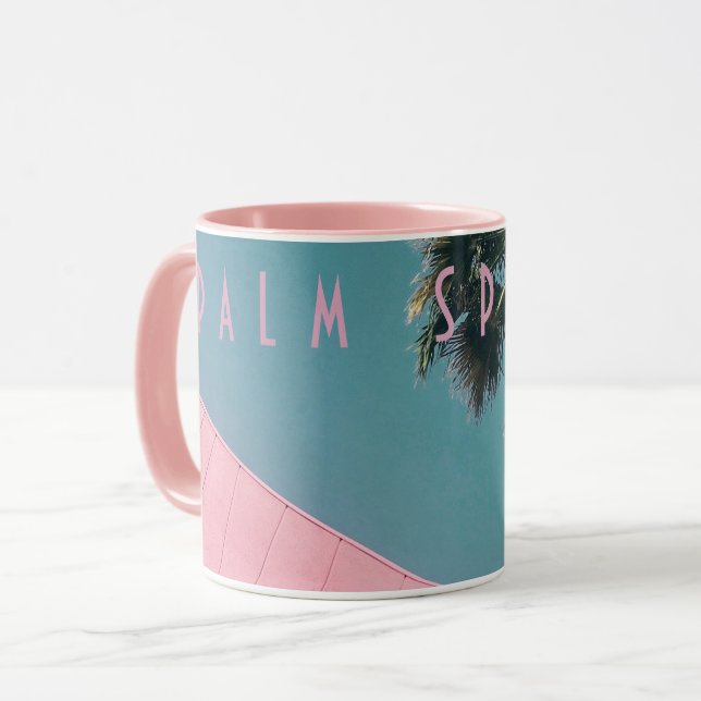 Retro Palm Springs Mug (Front Left)