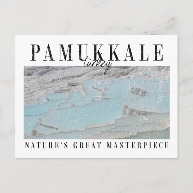 Retro Pamukkale Postcard (Front)