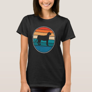 Retro panther  Vintage Style Cute Tiger T-Shirt