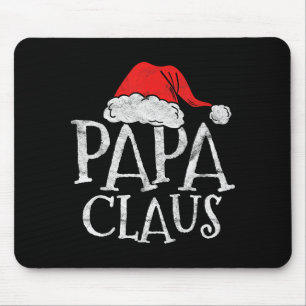 Retro Papa Claus Gift Funny Christmas Santa Costum Mouse Pad