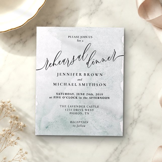 Retro Paper Greenery budget Rehearsal Dinner (Creator Uploaded)