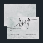 Retro Paper Greenery Simple Calligraphy Boho RSVP Card<br><div class="desc">Retro Paper Greenery Simple Calligraphy Boho</div>