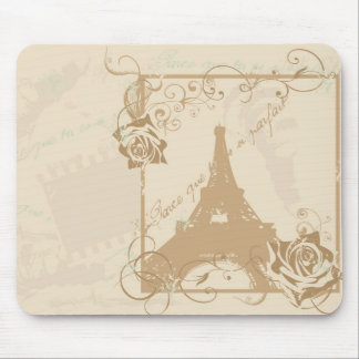 Retro Paris Mousepad