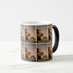 Retro Parisian Elegance Magic Mug
