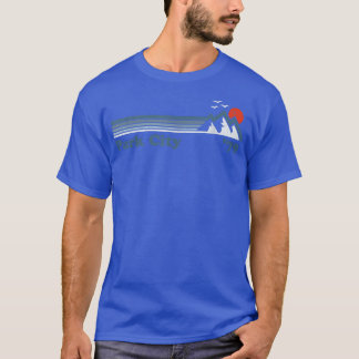 Retro Park City Ski Resort Utah Snowboard Mountain T-Shirt