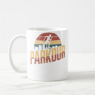 Retro Parkour Runner Coffee Mug